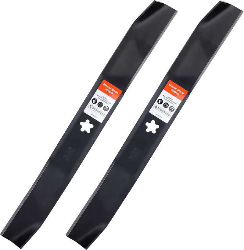 Grasscool 422719 134149 Mulching Blades with 5-Star Mounting Pattern for Craftsman LT1000 LT2000 42 inch Deck Riding Lawn Mower Tractor Replace 532134149 424752 138971 - Image 1